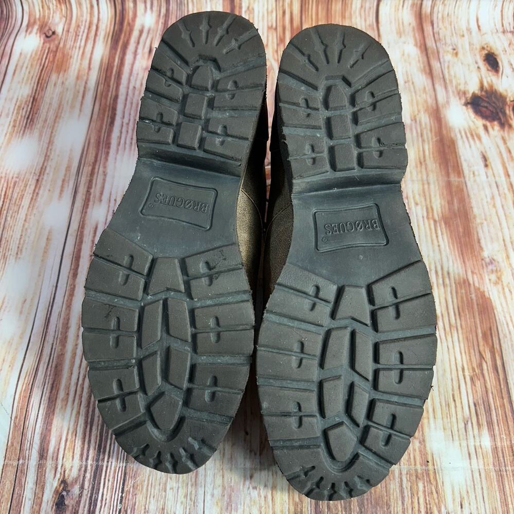 Brogues By BOC Womens Size 8 M Brown Leather Lightweight Shoes Oxfords - Picture 8 of 10